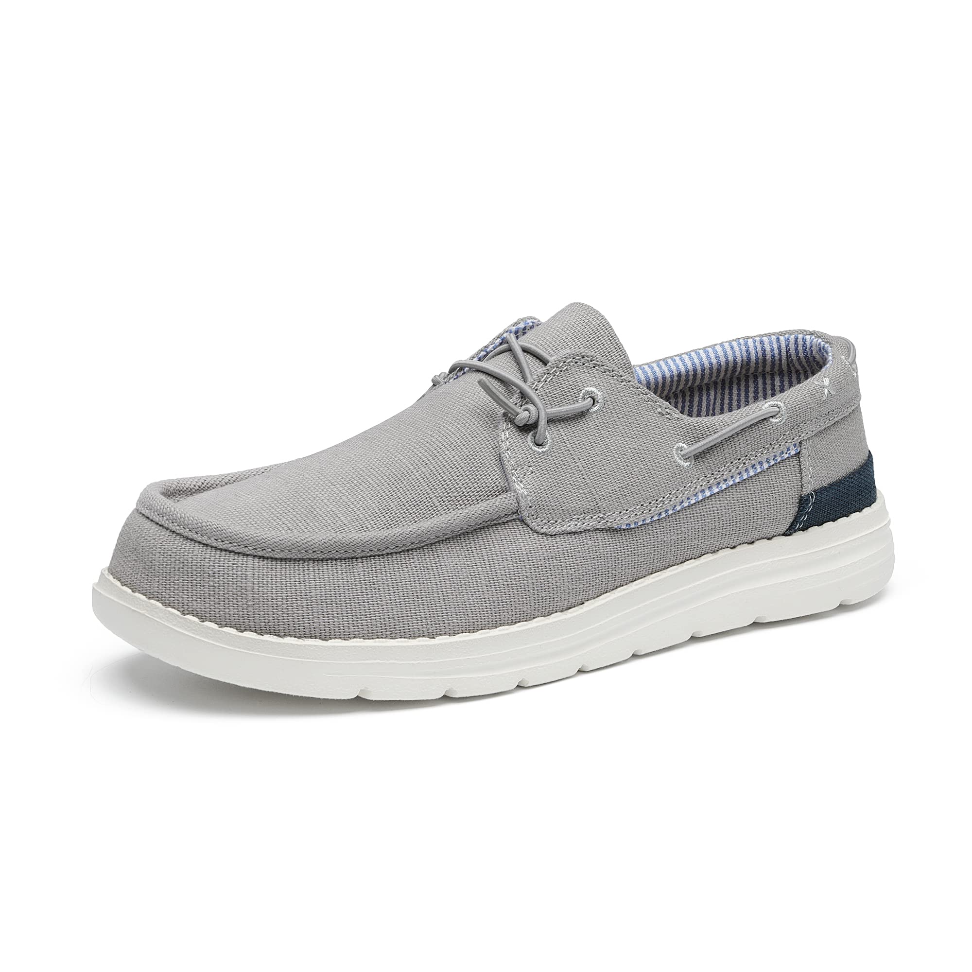 Bruno Marc Men's Slip-on Loafers Casual Boat Shoes,Size 13,Grey,SBLS223M