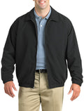 Harbor Bay by DXL Men's Big and Tall Golf Jacket Black 2XLT