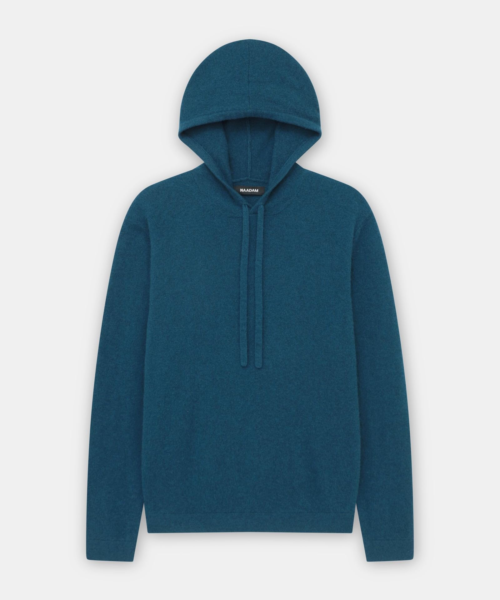 NAADAM Womens The Off-Duty 100% Cashmere Hoodie Peacock Blue