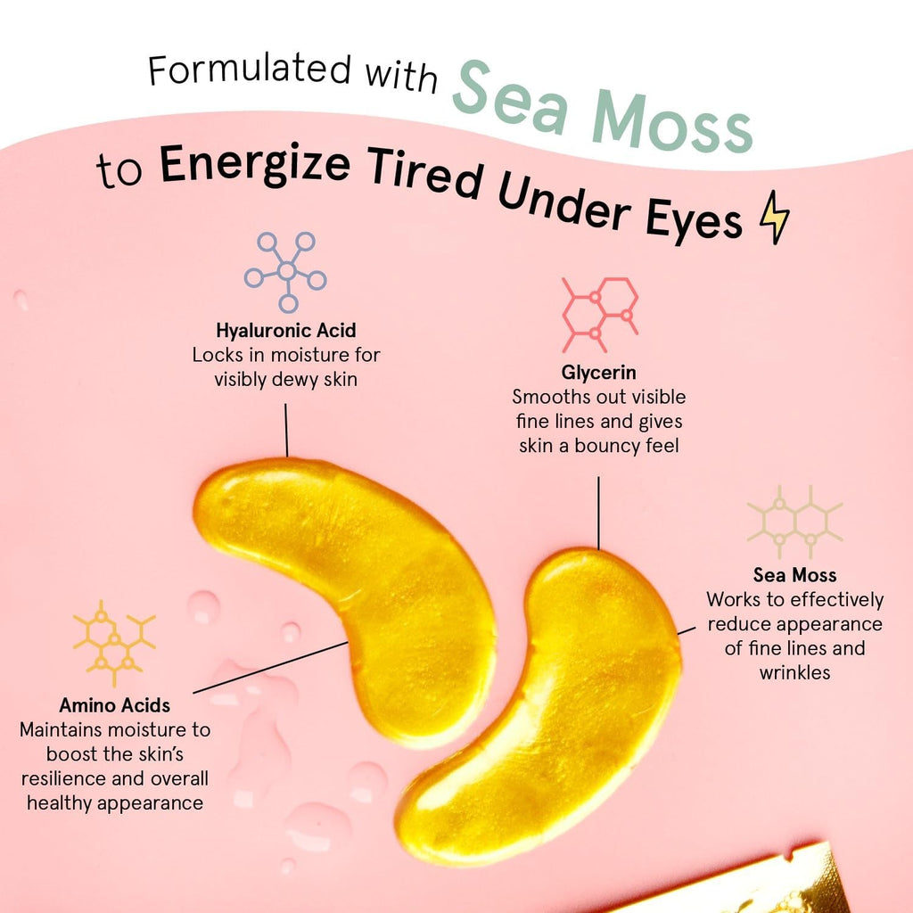 grace & stella Award Winning Under Eye Mask - Birthday Gifts for Women - Gel Eye Patches for Dark Circles, Puffy Eyes, Wrinkles, Undereye Bags - Gifts for Teen Girls Vegan Self Care (48 Pairs, Gold)