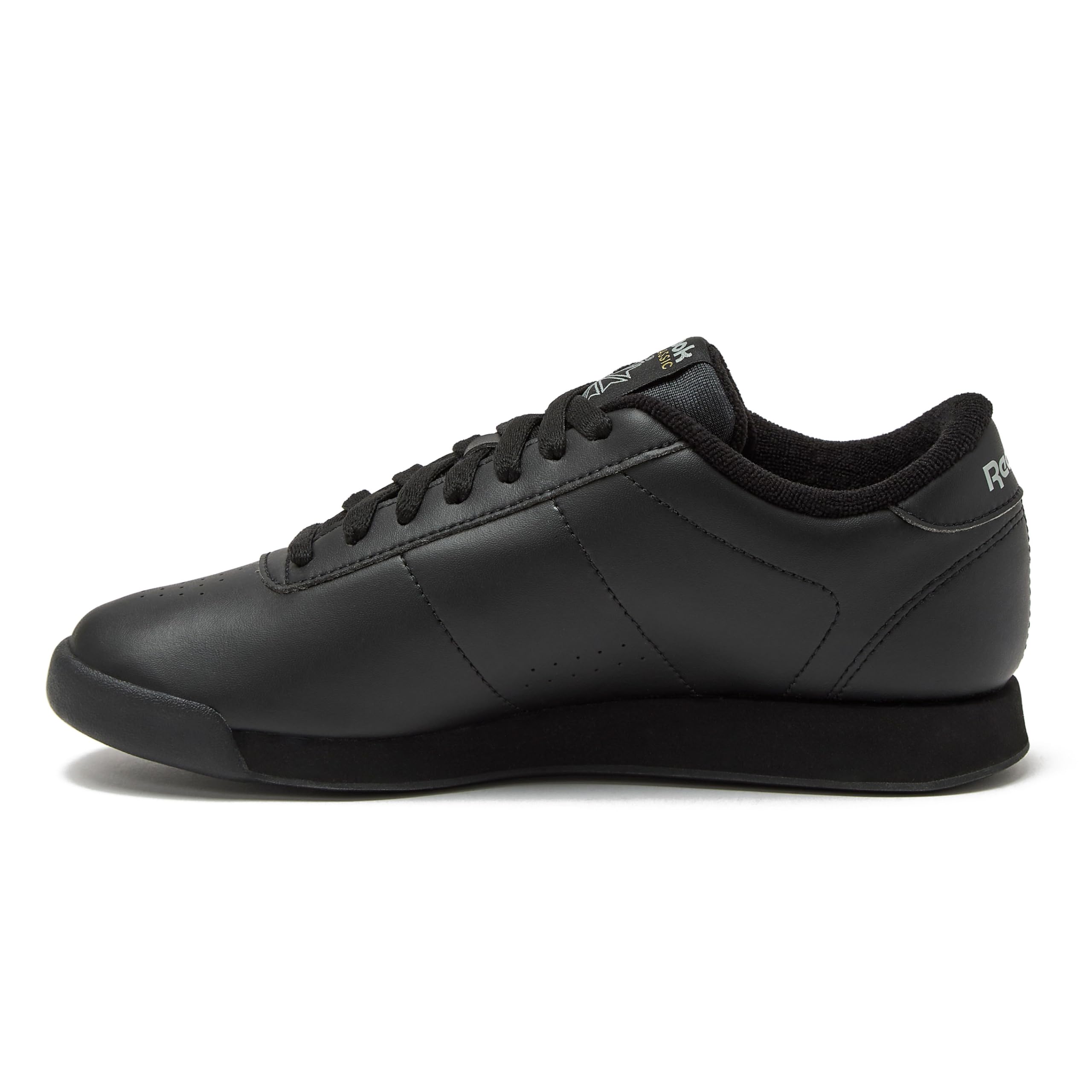 Reebok Princess Sneakers for Women, Comfortable Walking or Tennis Womens Shoes, Us-Black, 9.5 Wide