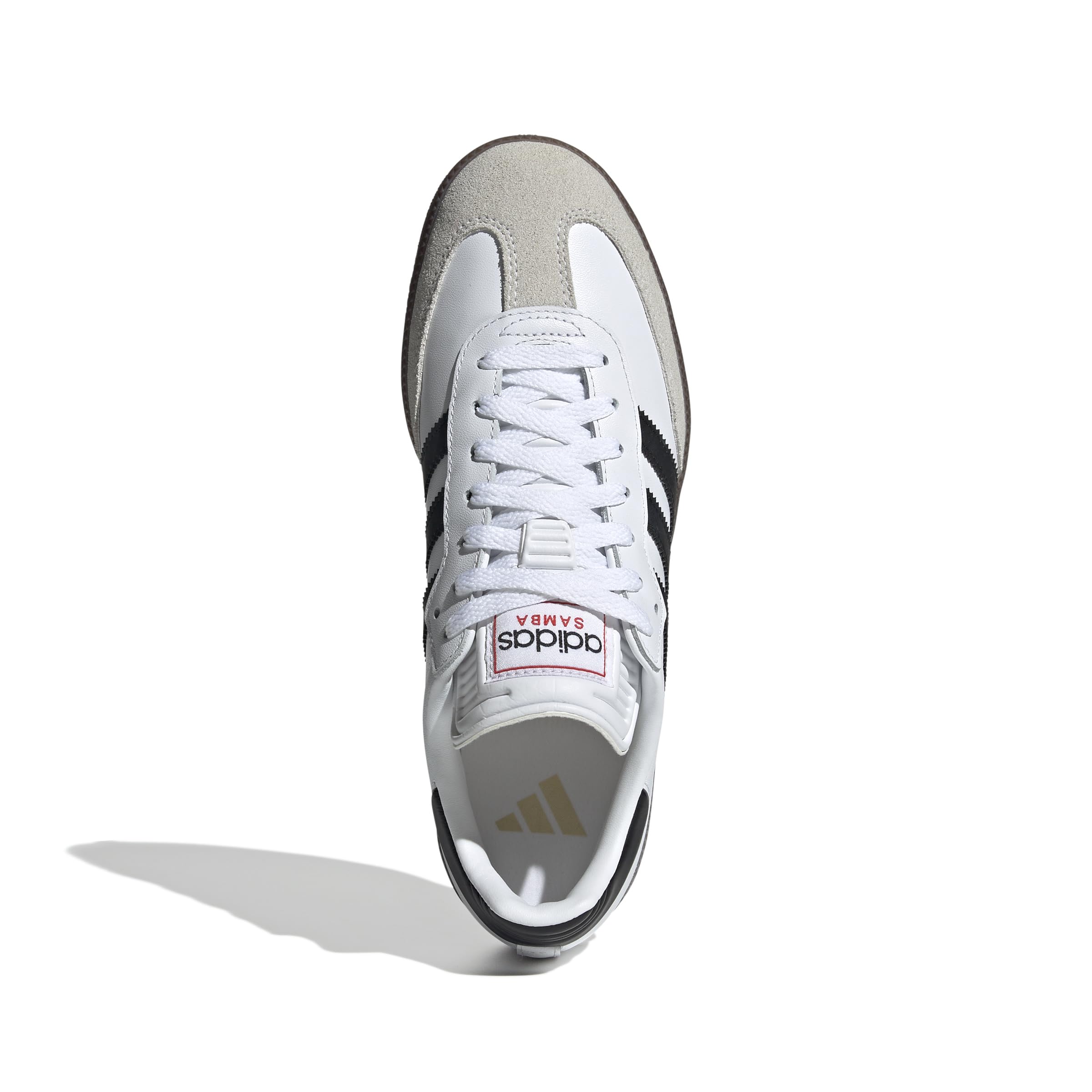 Adidas Unisex-Adult Samba Indoor, White/Black/Vivid Red, 6