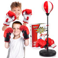 ShyLizard Punching Bag for Kids Included 2 Pack Boxing Gloves, Boxing Toy Sets with Height Adjustable Stand for Boys, Sports Gifts for Boys & Girls Age 5,6,7,8,9,10 Years Old