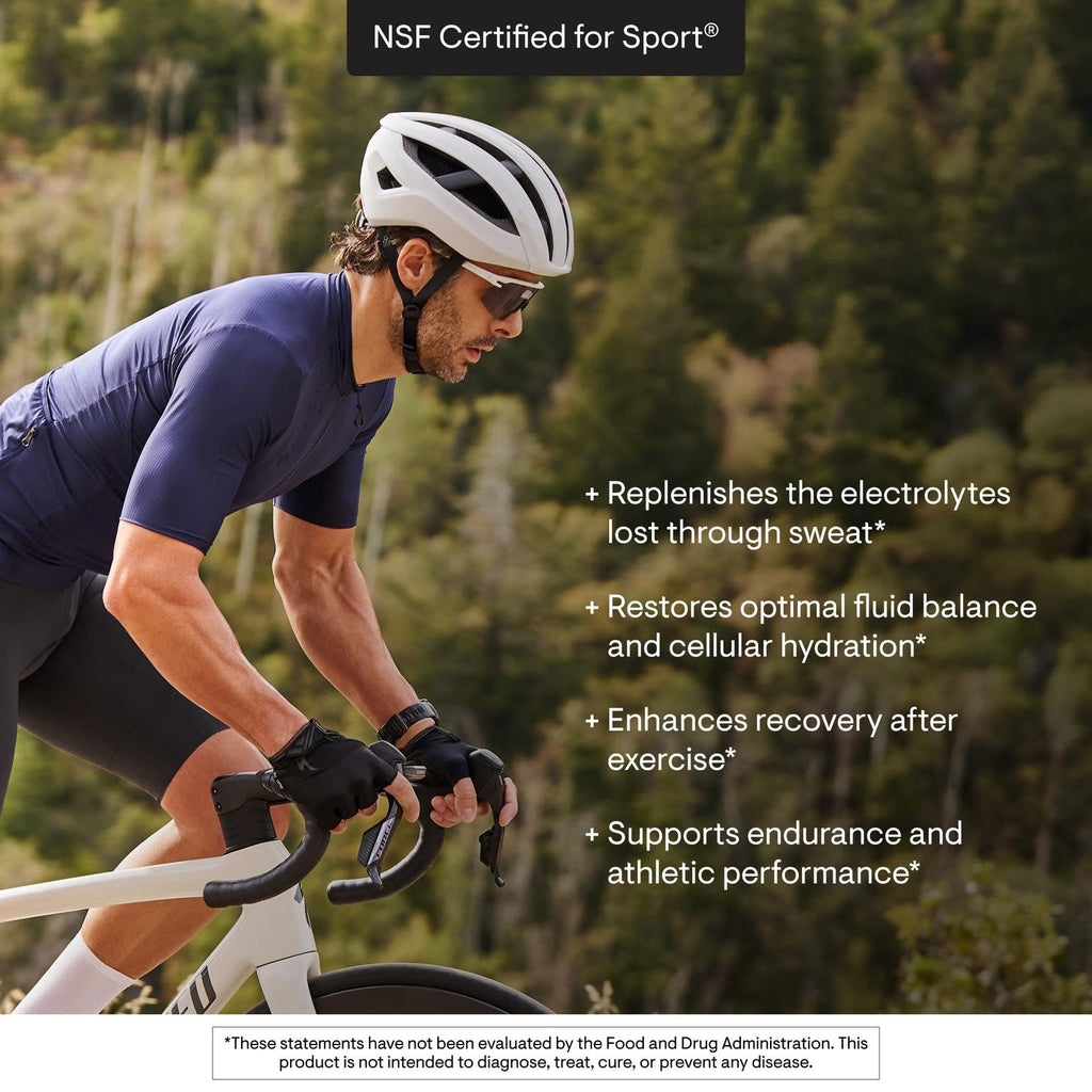 THORNE - Daily Electrolytes - Zero Sugar & Low-Calorie Electrolyte Powder Drink Mix - Flavors Derived from Natural Sources - NSF Certified for Sport - Watermelon - 30 Stick Packs