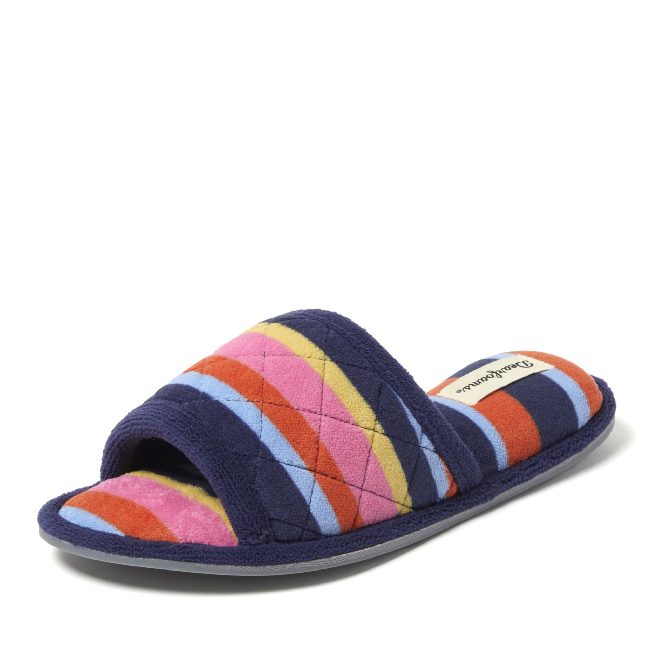 Dearfoams Women's Beatrice, MULTI, XL