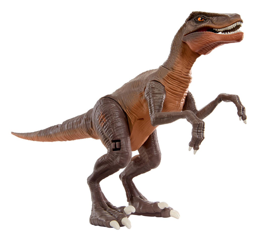 Armorsaurs Armor-Up Yellow Raptor Dinosaur Blaze Toy Figure with 7 Removable Armor Pieces and Tail-Triggered Chomp Action, 7" H x 15.2" L, Kids, Boys, Girls, Ages 6+