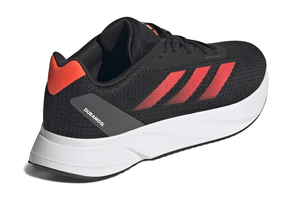 Adidas Men's Duramo SL, Black/Solar Red/Grey, 11