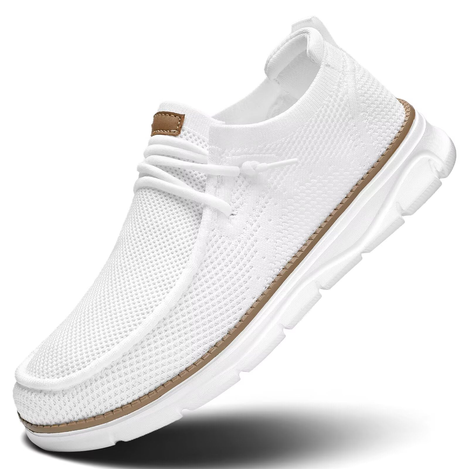 Mens Slip-on Loafers Comfortable Boat Shoes Casual Walking Sneakers Mesh Business Oxfords Work Lightweight Soft Sole