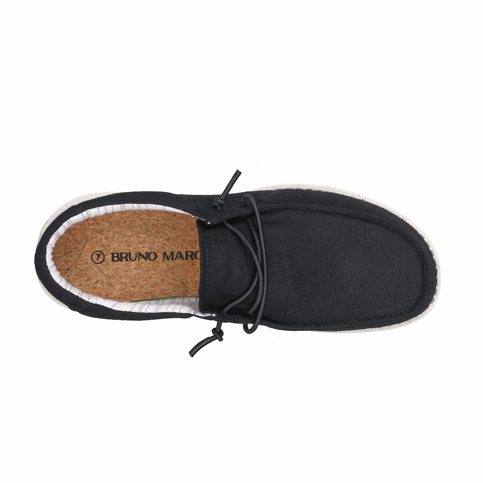 Bruno Marc Women’s Slip-on Loafers Casual Shoes,Size 8.5,Black,SBLS225W