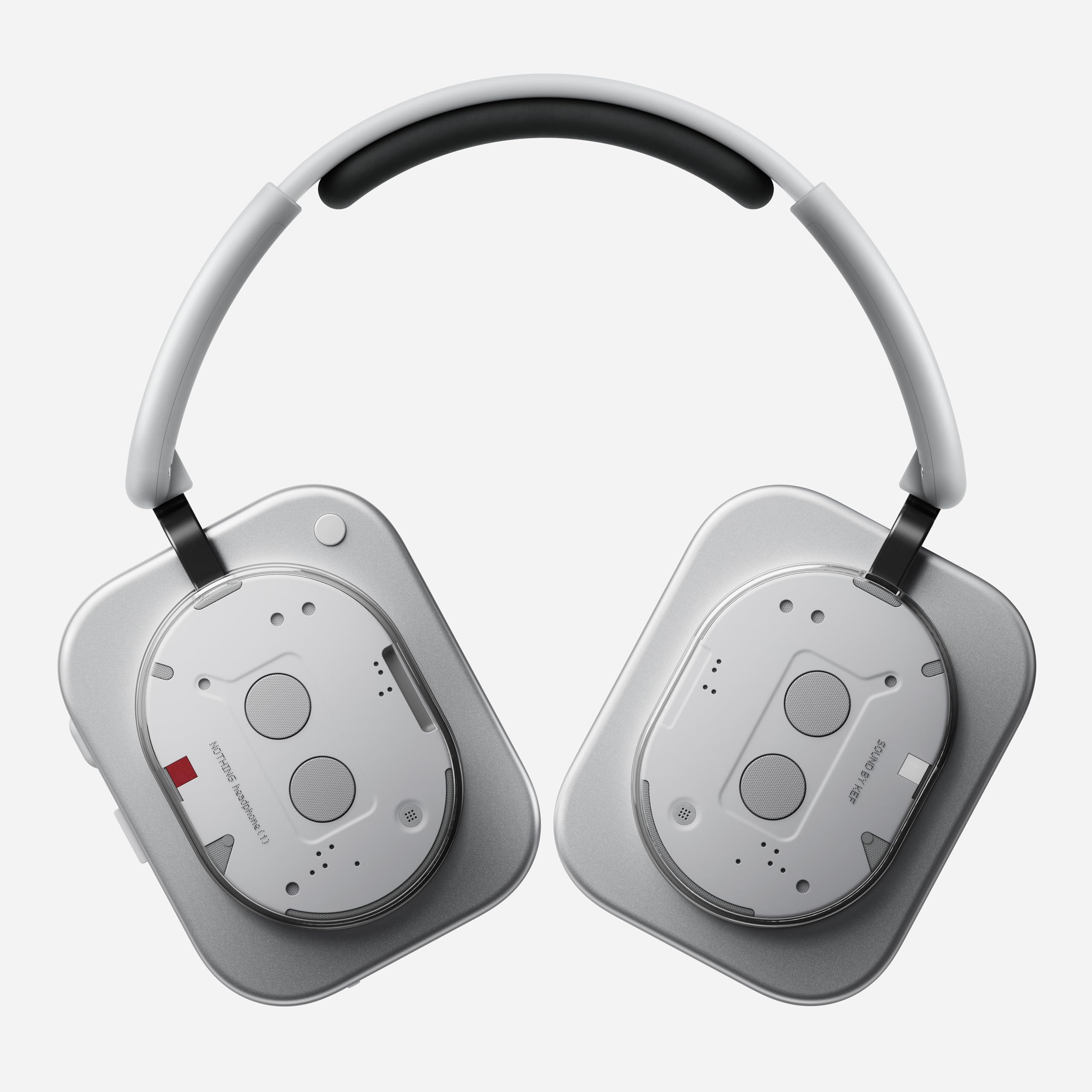 Nothing Headphone (1) Hybrid Active Noise Cancelling Headphones, Wireless Over-Ear Headphones with 6 Mics, 80Hrs Playtime, Hi-Res Audio, KEF-Tuned, Spatial Sound, Comfort Fit & Fast Charging White