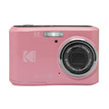 Kodak PIXPRO FZ45 16MP Point and Shoot Digital Camera with 4X Optical Zoom - Compact 27mm Wide Angle Lens for Clear Photos - 2.7 Inch LCD Screen for Families and Travelers - Pink