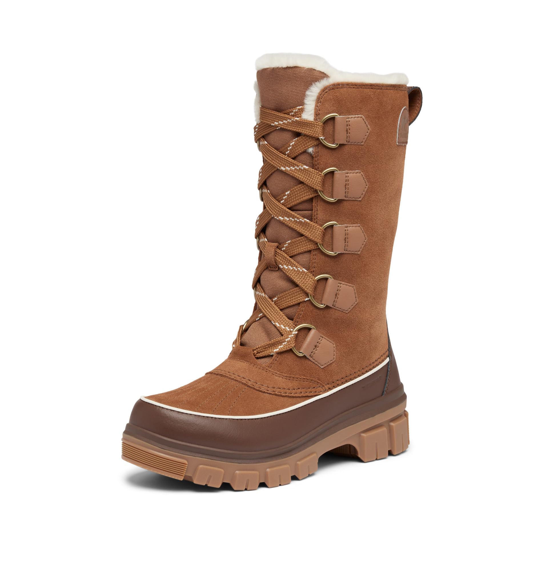 SOREL Women's Tivoli V Tall Waterproof Boot - Velvet Tan, Tobacco - 8