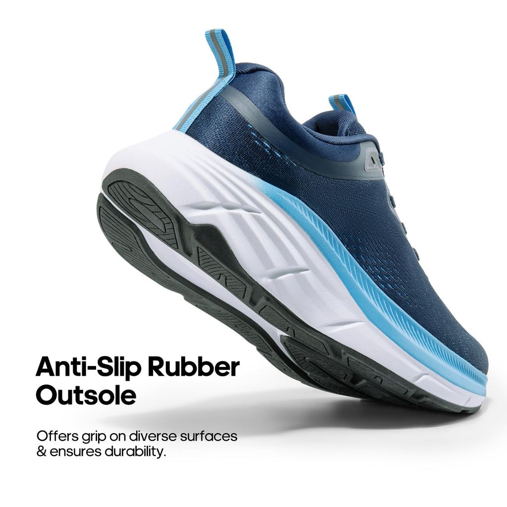 NORTIV 8 Men's Walking Shoes Running Tennis Cushioning ActiveBreeze Non Slip Athletic Gym Workout Comfortable Fashion Sneakers,Size 10,Blue,SNWS246M