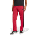 Adidas Men's 3-Stripes Tricot Opem Hem Track Pants, Maroon, Small