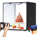 PULUZ Light Box Photography, 24x24 inch Large Photo Studio Light Box, Professional Dimmable Photo Booth with 120 LED Lights & 6 Backdrops for Jewelry and Food Items Product Photography