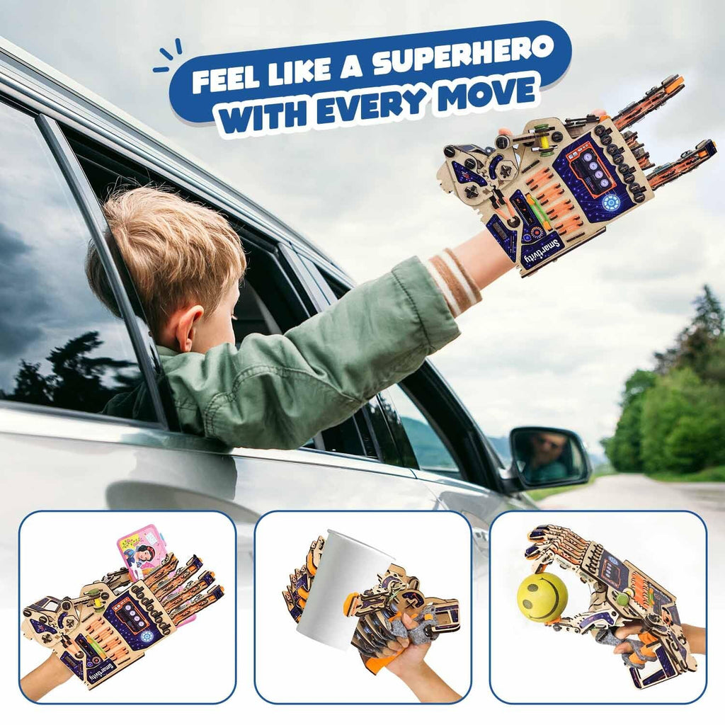 Smartivity DIY Robotic Mechanical Hand STEM Toy for Kids 8-14 Years Old | Parents Choice Award Winner I Birthday Gift for Kids | Engineering Kit for 8, 9, 10, 11, 12, 13, 14 Years Old Boys & Girls