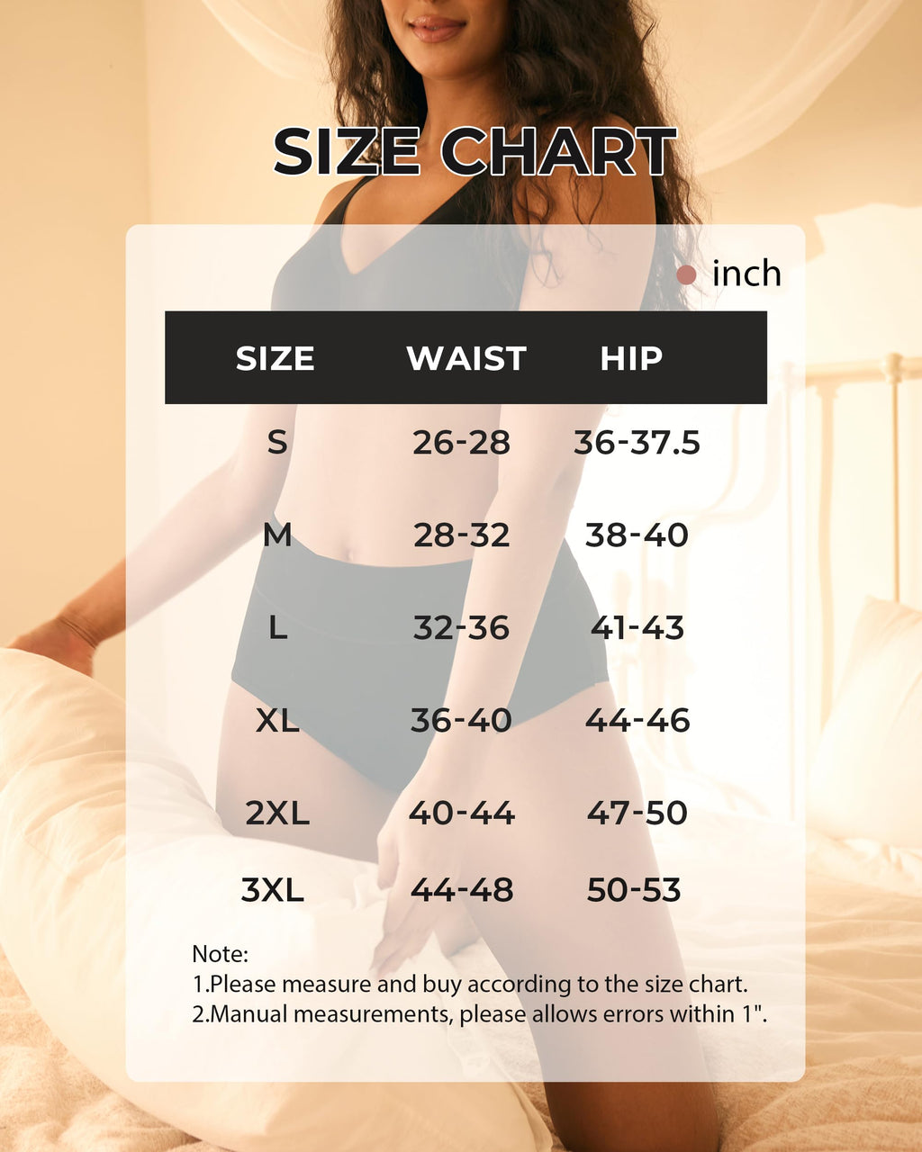 BAMBOO COOL Women's Underwear High Waisted Briefs Full Coverage Soft and Breathable Panties, 5-Pack