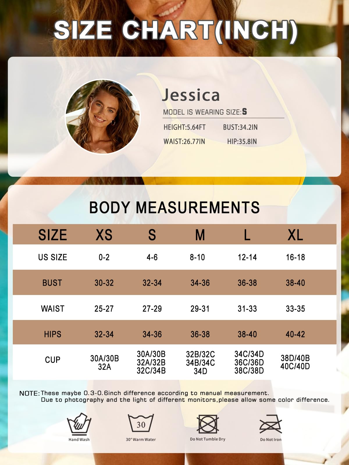 OWICA Women's 2 Piece Bikini Set Sexy Bathing Suits for Women Adjustable Spaghetti Straps Bandeau High Cut Swimsuit 2026 Yellow