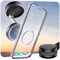 2026 Upgraded 360° Vacuum Magnetic Car Phone Holder for Magsafe [96+LBS Strongest Suction & 2800gf Strongest Magnetic], Adjustable Car Phone Mount for Your Car/Gym/Mirror/Shower for iPhone & Android