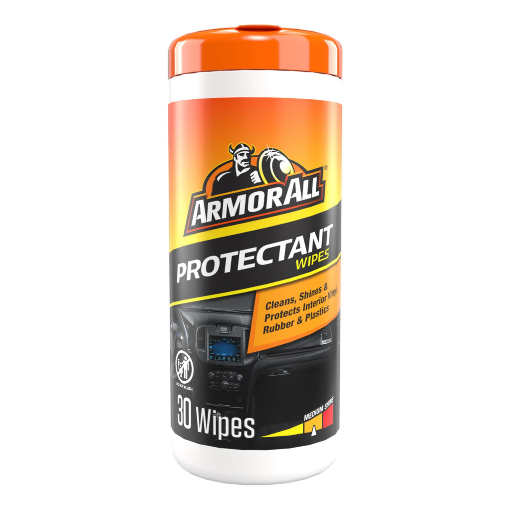Armor All Original Protectant Wipes, Car Interior Cleaner Wipes with UV Protection to Fight Cracking & Fading, 30 Count