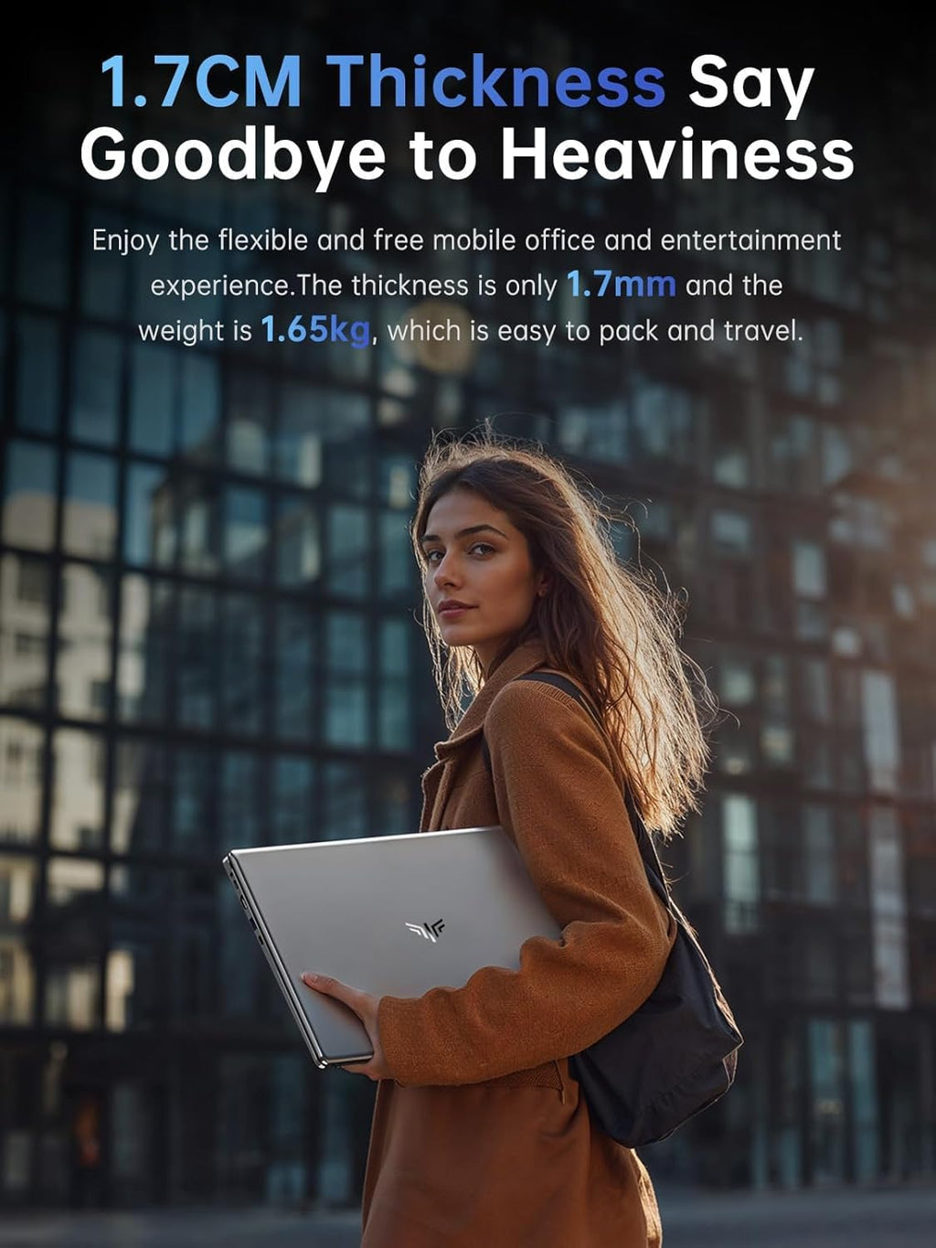 2026 Laptop with Windows 11, Intel Quad-Core Processor (up to 3.6GHZ)16GB DDR4 RAM 512GB SSD,15.6 Inch FHD IPS Display, Metal Body,5000mAh Battery,USB3.2,Portable Laptops Computer for Business Office