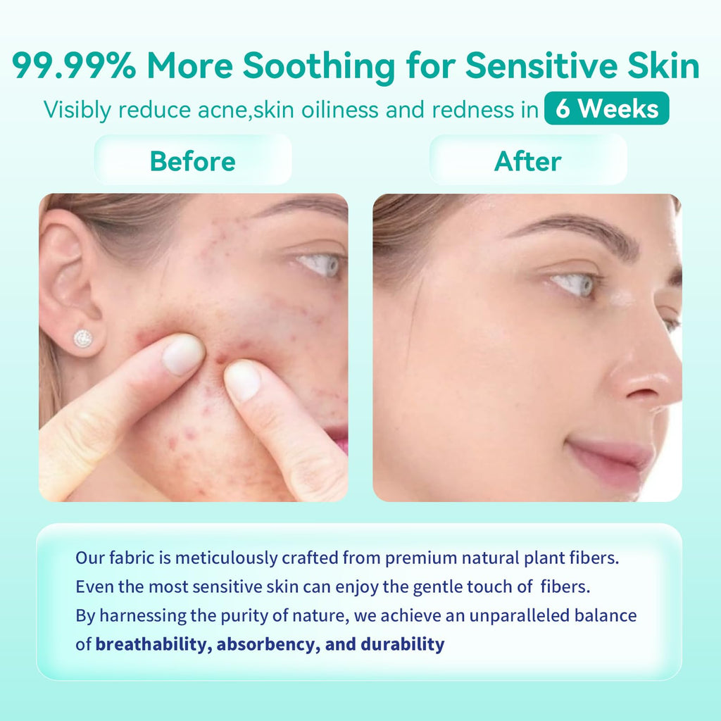 Face Towels, 10"×12" Disposable Face Towel, Face Towelettes XL, Ultra Soft Makeup Remover Dry Wipes, Thick Face Towel for Sensitive Skin, 50 Count (1 Pack)