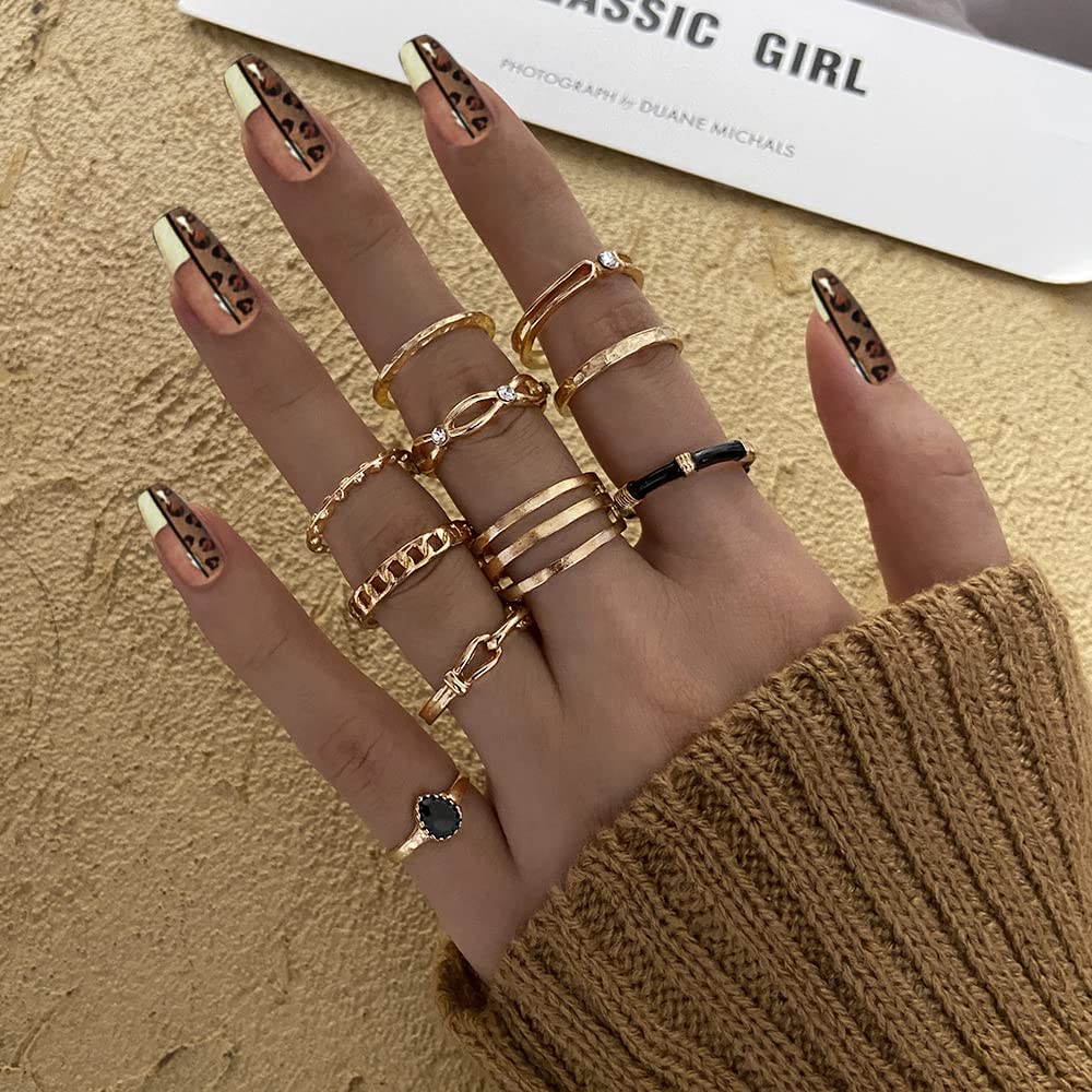 CONGYING 65 Pcs Gold Jewelry Set with 6Pcs Layered Necklace, 11 Pcs anklet and 7Pcs Earring Ear Cuff,11Hoop Earrings,15pcs Rings,15pcs stud earrings Jewerly set for Women Gift
