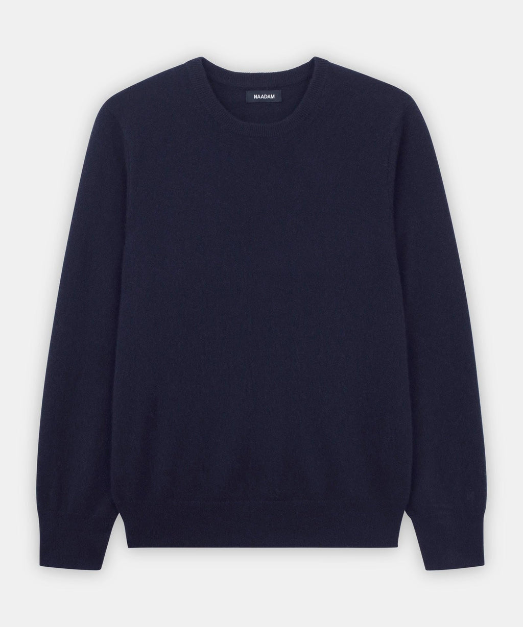 NAADAM The Original Cashmere Crewneck Sweater, Navy, M