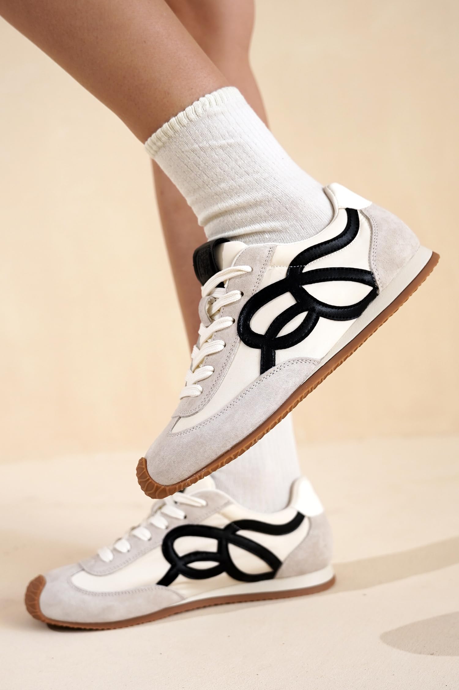 Project Cloud Womens Shoes with Leather Memory Foam Insole Trendy Sneakers for Women - Lightweight & Non-Slip Womens Sneakers Walking Shoes for Women Footwear(Lowy,Whit,8) White