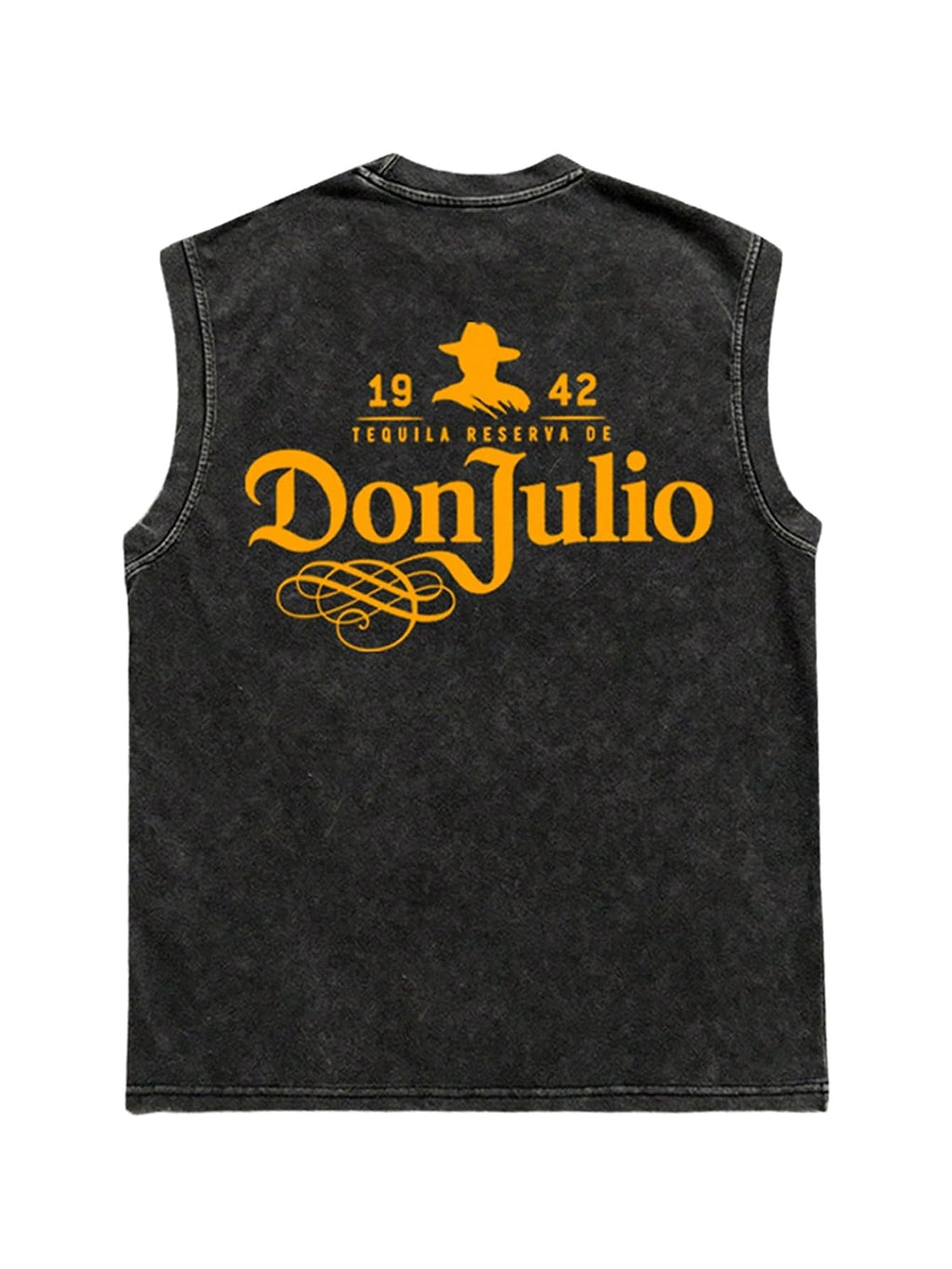 GORGLITTER Men's Jersey Shirts Sleeveless Graphic Y2k Athletic Tank Tops Going Out Gym Basketball Vest Black Large