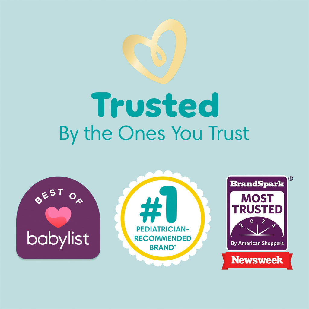 Pampers Pure Protection Baby Diapers, Size 0 (>10 lbs), 76 Count, Up to 100% Leakproof, Premium Plant-Based Skin Protection, Hypoallergenic Soft Diapers