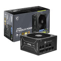 MSI MAG A750GLS PCIE5, Fully Modular Compact Gaming 750W Power Supply, 80+ Gold, ATX 3.1 & PCIe 5.1 Ready, Native Dual-Color 12V-2x6 Cable, Low-Noise, Embossed Jacket Cables, 10 Year Warranty
