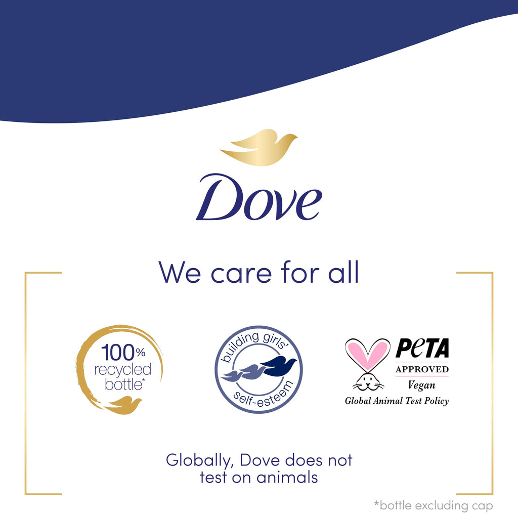 Dove Nourishing Body Wash Body Cleanser shower gel with plant-based moisturisers for softer, smoother skin after one shower 6x 225 ml