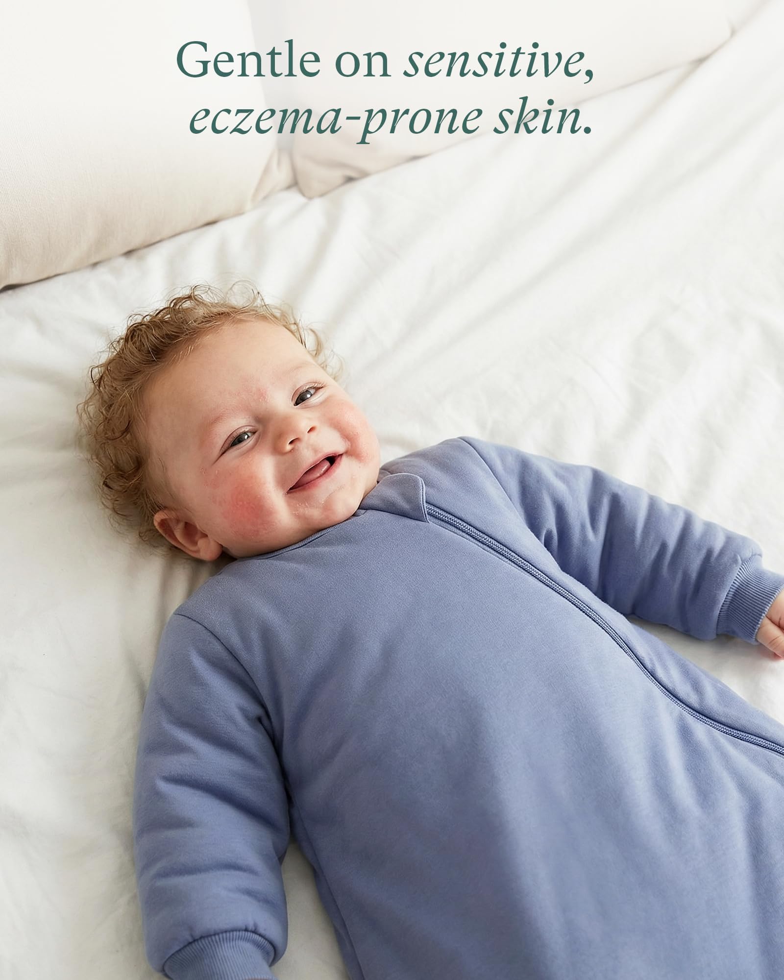 PurComfy Supersoft Long Sleeve Sleep Sack 1.0 TOG, Premium Baby Sleeping Bag 2-Way Zipper Sleep Sack with Sleeves 6-15 Month, Blush