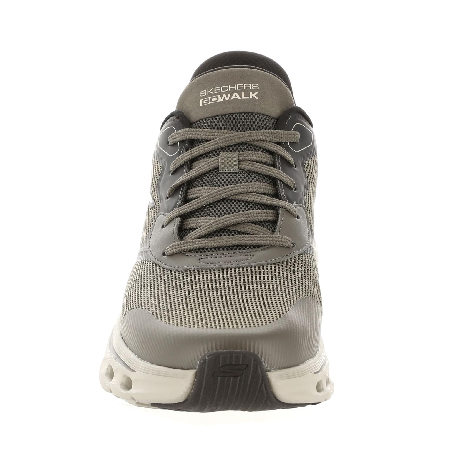 Skechers Men's Hands Free Slip-ins Go Walk Glide-Step 2.0 - Zac Sneaker, Dark Taupe, 9