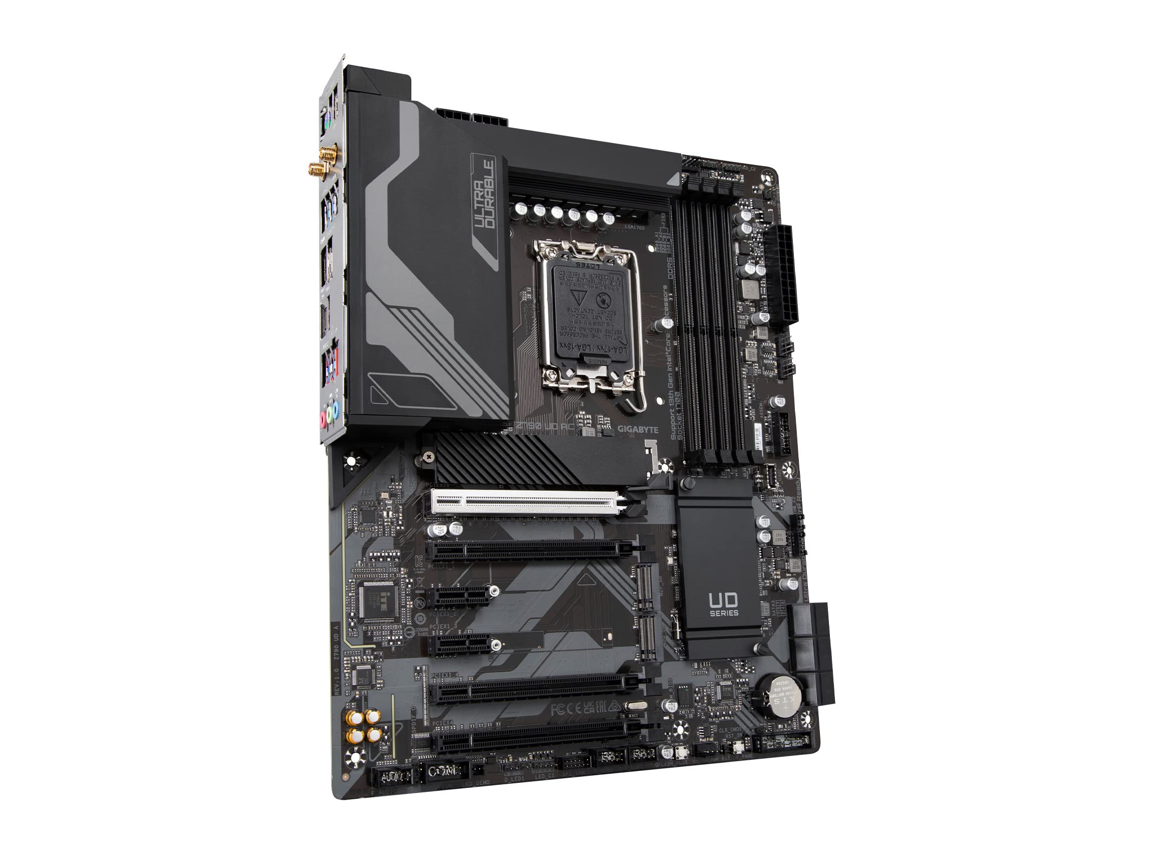 GIGABYTE Z790 UD AC LGA 1700 ATX Motherboard, Support Intel Core 14th/13th/12th Gen, DDR5, 16+1+1 Power Phase, 3X M.2, PCIe 5.0, USB-C 3.2, Dual Band WiFi, 2.5GbE, EZ-Latch, Q-Flash, RGB Fusion
