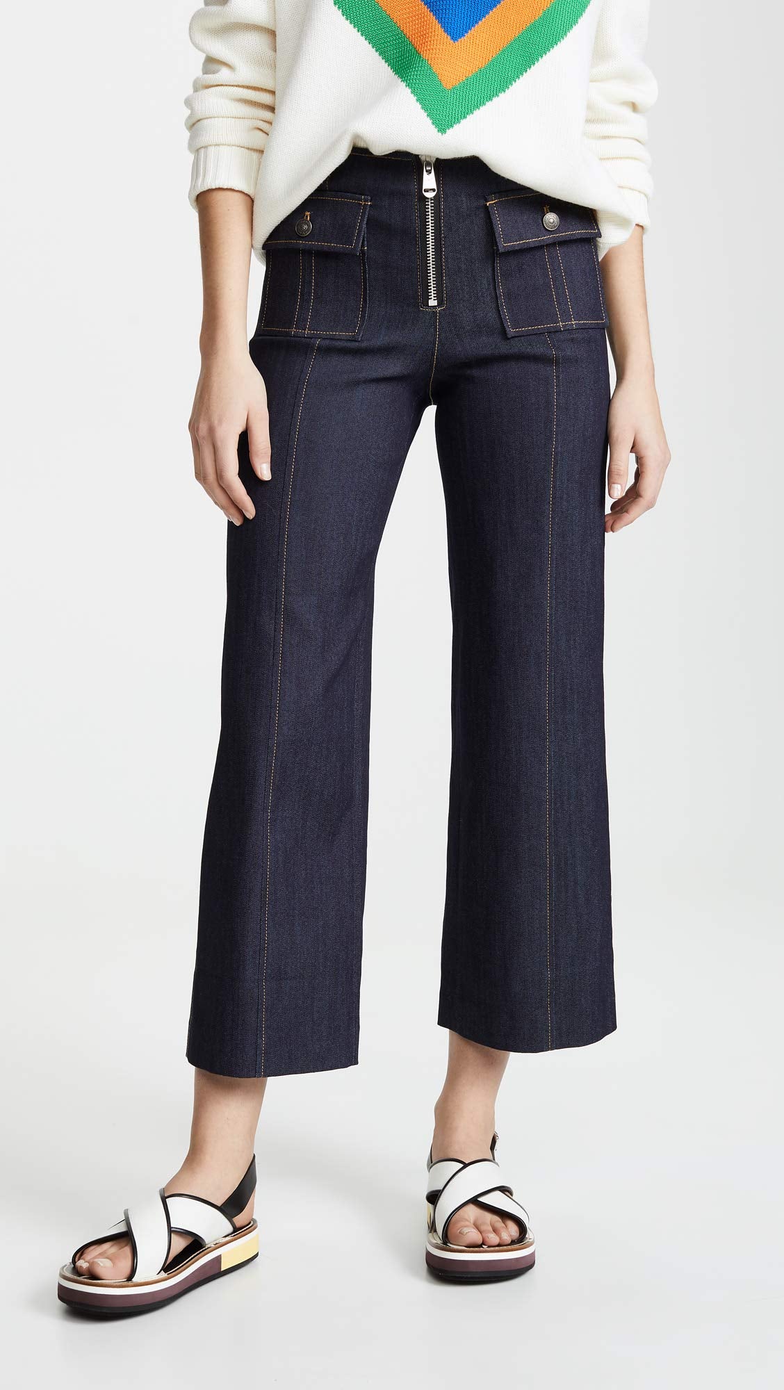 Cinq à Sept Women's Azure Pant, Indigo, 6