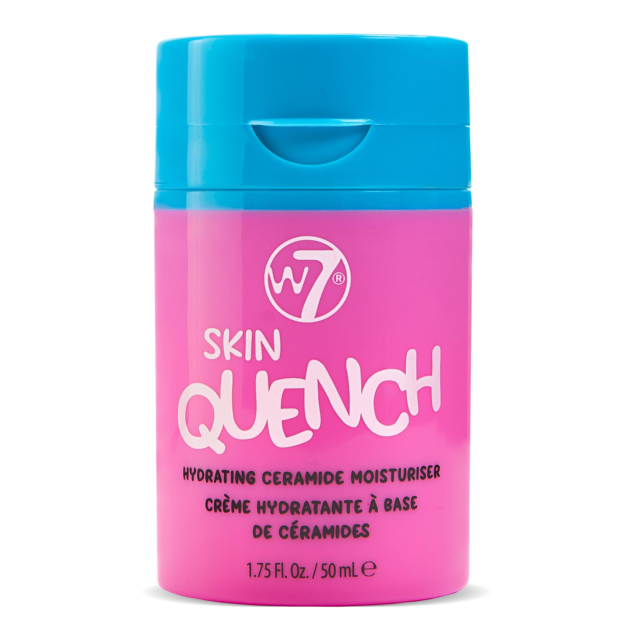 W7 Skin Quench Full Size Skincare Set - Hydrating Skincare Bundle with Aloe Vera & Ceramides - Complete & Long-Lasting Moisturizing At-Home Routine - Travel Friendly