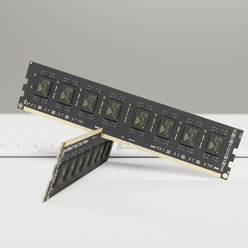 Timetec 16GB KIT(2x8GB) DDR3 / DDR3L 1333MHz PC3-10600 Non-ECC Unbuffered 1.5V / 1.35V CL9 2Rx8 Dual Rank 240 Pin UDIMM PC Desktop Computer Memory RAM Module Upgrade (16GB KIT(2x8GB))