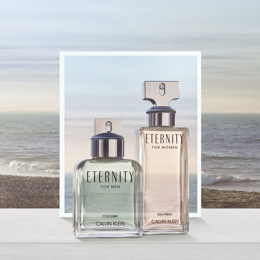 Calvin Klein Eternity Fresh Cologne – Fougère Men's Cologne – With Notes of Ginger, Bourbon Geranium & Cardamom – Long Lasting Fragrance