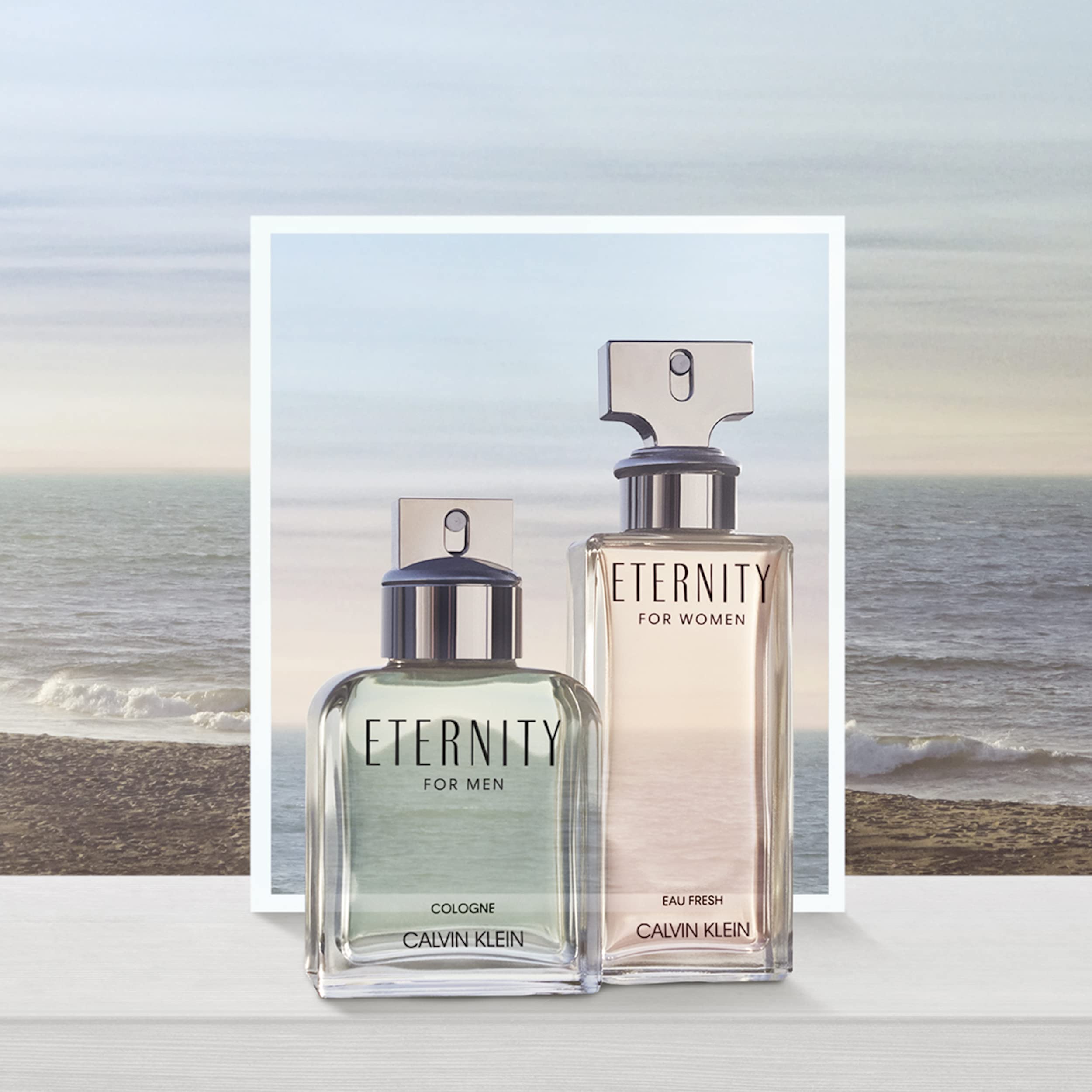 Calvin Klein Eternity Fresh Cologne – Fougère Men's Cologne – With Notes of Ginger, Bourbon Geranium & Cardamom – Long Lasting Fragrance