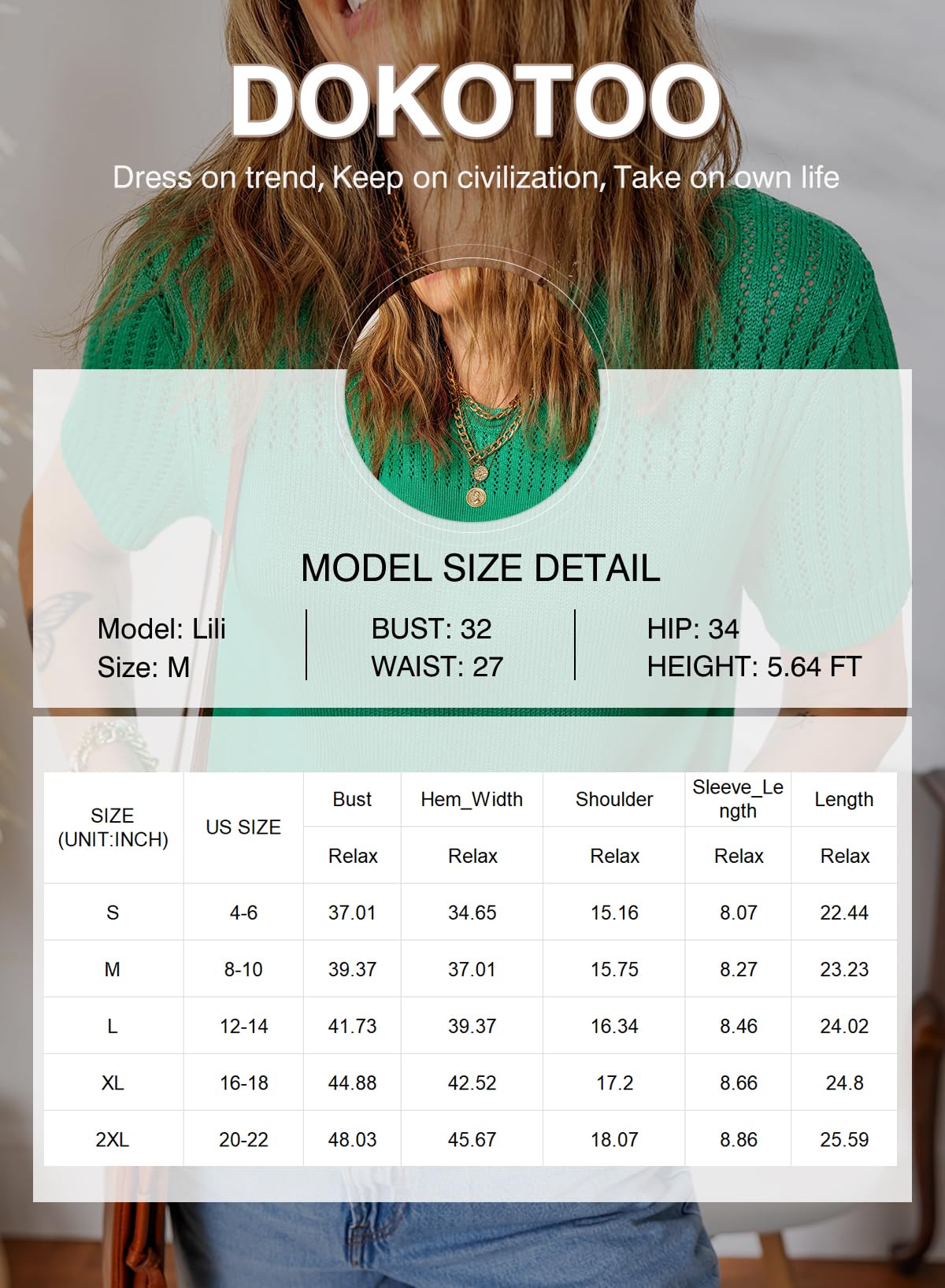 Dokotoo Summer Tops for Women Fashion 2026 Casual Solid Round Neck Pullover Sweaters Shirts Lightweight Short Sleeve Knit Hollow Out Cute Tunic Tops Elegant Loose Fit Tee Shirts Blouses White Small