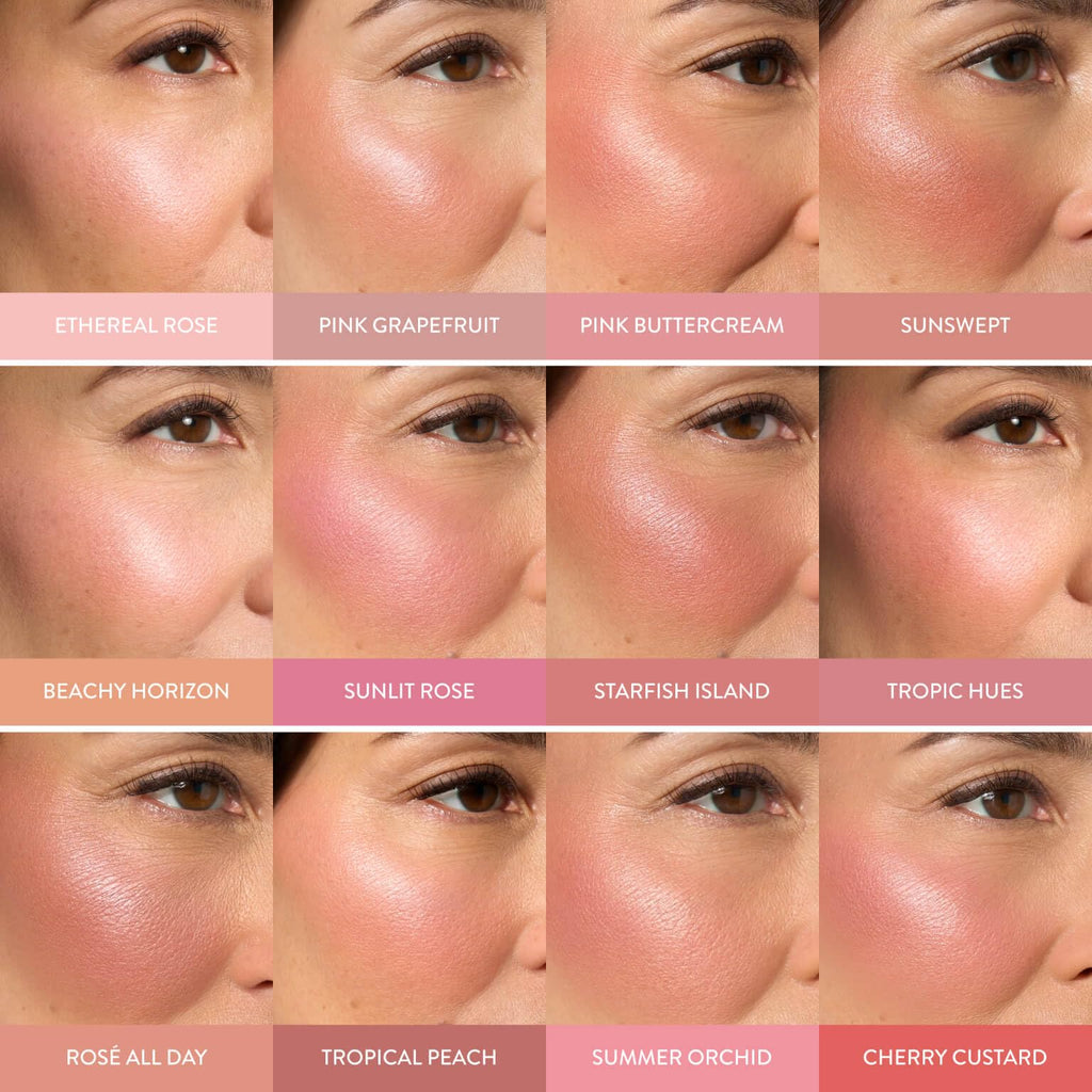 LAURA GELLER NEW YORK Baked Blush-n-Brighten Marbleized Blush for Cheeks - Pink Buttercream - Natural Finish - Buildable Color