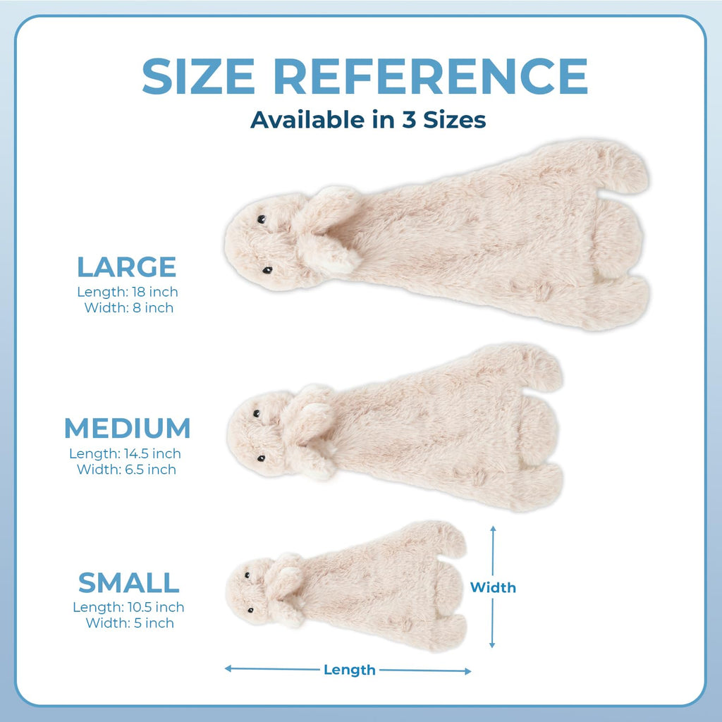 Best Pet Supplies Squeaky Dog Toys with Soft Durable Fabric for Small, Medium and Large Pets Interactive Toy for Indoor Play, Supports Active Biting and Play - 4 Figures, Small