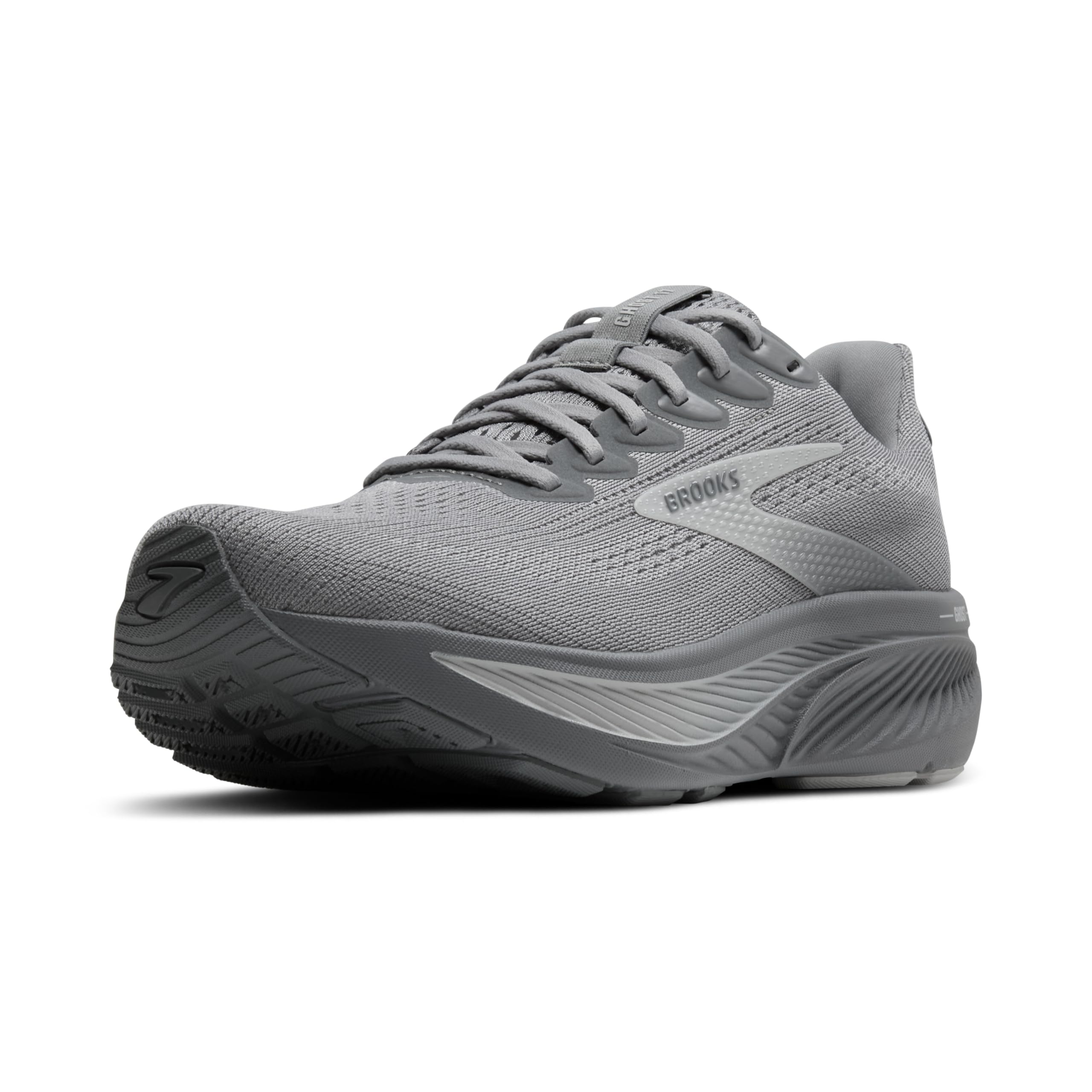 Brooks Men’s Ghost 17 Neutral Running Shoe - Primer Gray/Oyster Mushroom - 10.5 Wide