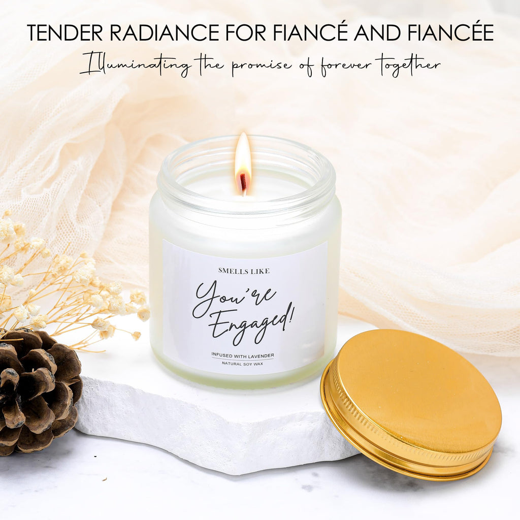 Engagement Gifts for Couples Newly Engaged Gifts for Couple Happy Engagement Gift for Women Fiance Gift for Women Just Engaged Decorations Ideas with Mugs Socks Candle Card for Her Him Men Best Friend
