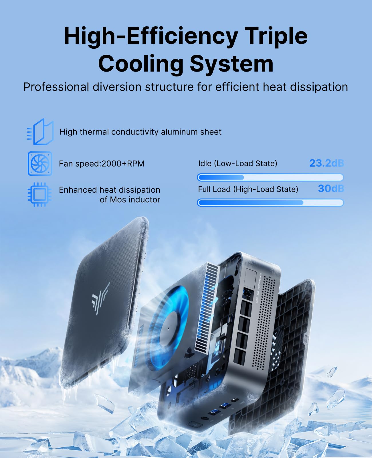 KAMRUI Mini PC E3B 11 Pro AMD Ryzen V2748 (Beat R7 5825U/R5 6650H/R5 7430U, up to 4.3GHz) Mini Pc, Mini Desktop Computer 16GB DDR4 512GB SSD,AMD Radeon Graphics Triple 4K Display/WiFi6/BT5
