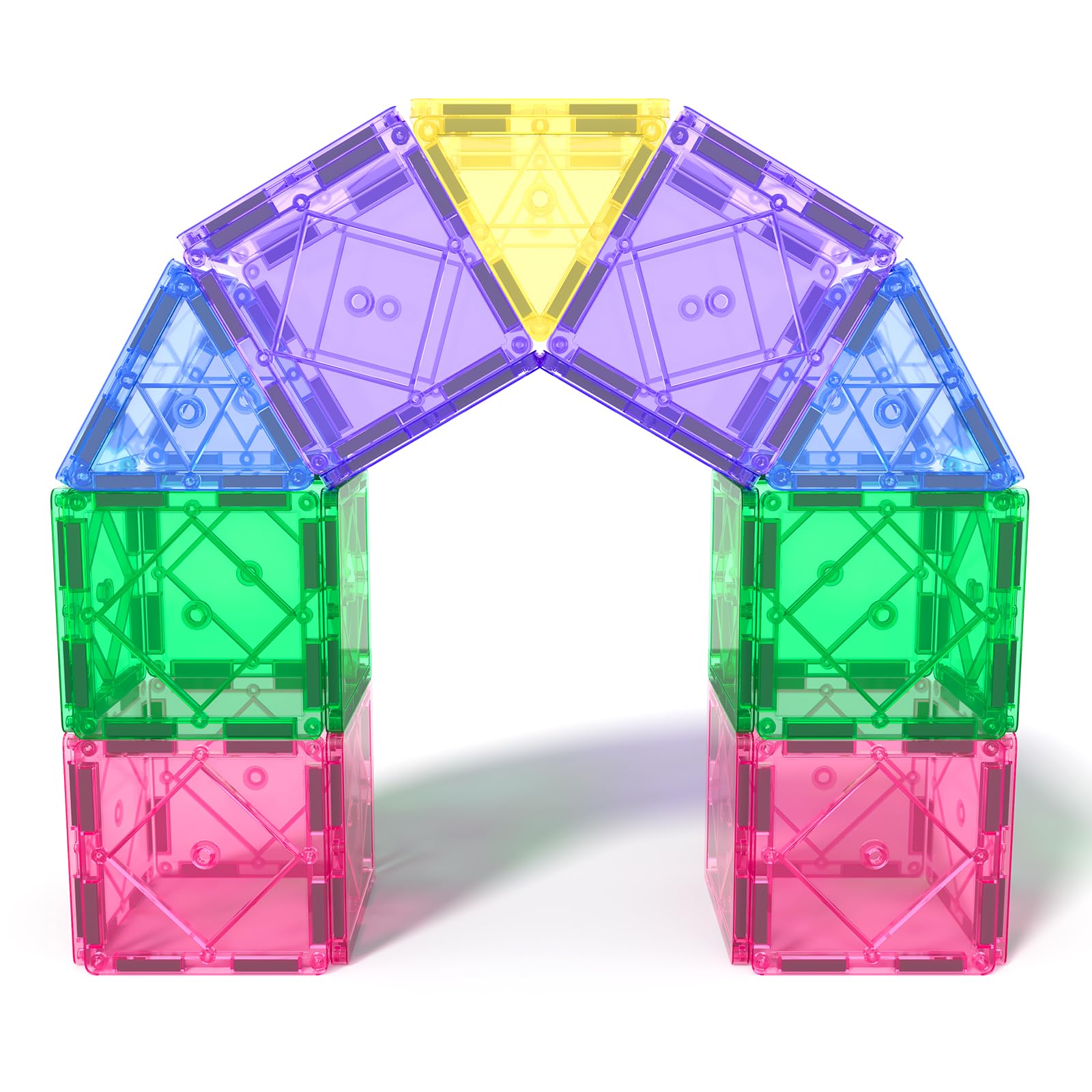 Soyee Magnetic Tiles Toddler Toys Magnetic Building Blocks for Kids Ages 3-12 STEM Educational Toys for Girls & Boys Sensory Toys for Kids with Autism Classroom Must Haves