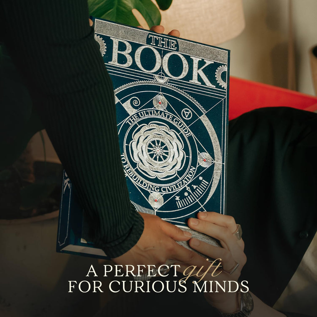 HUNGRY MINDS The Book in a Gift Box: Ultimate Guide for Rebuilding Civilization - Unique Artifact - Knowledge Encyclopedia with Over 400 Pages of Detailed & Catchy Illustrations