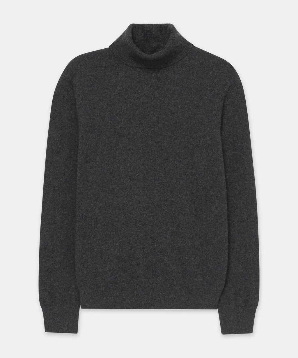NAADAM, Cashmere Turtleneck, Smoke, M